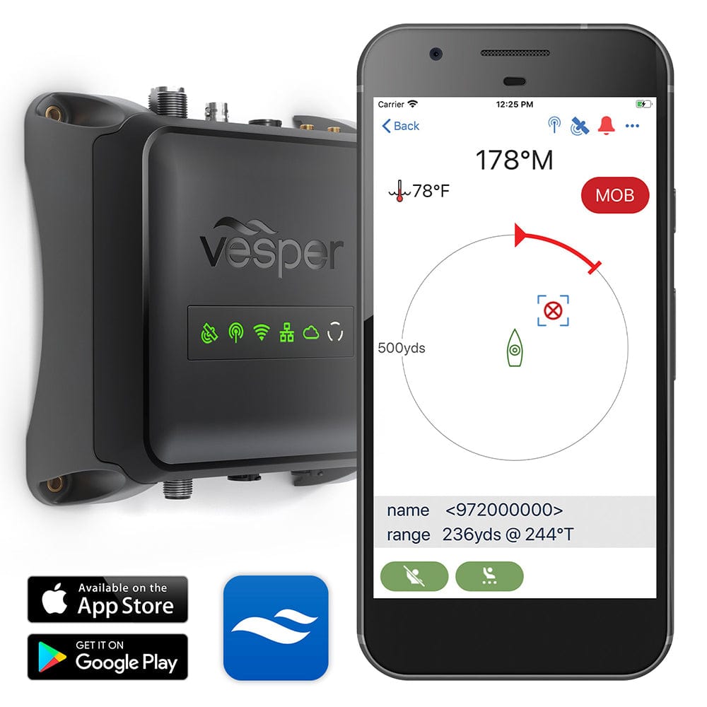 Vesper Cortex M1- Full Class B SOTDMA SmartAIS Transponder w/Remote Vessel Monitoring - Only Works in North America [010-02815-00] - The Happy Skipper