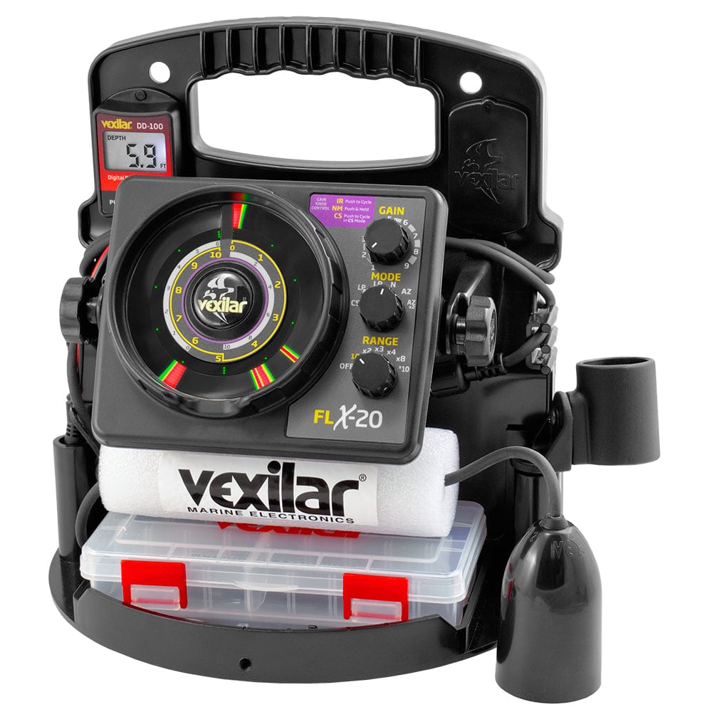 Vexilar FLX-20 Pro Pack II w/12 Ice Ducer DD-100 [PPX2012D] - The Happy Skipper