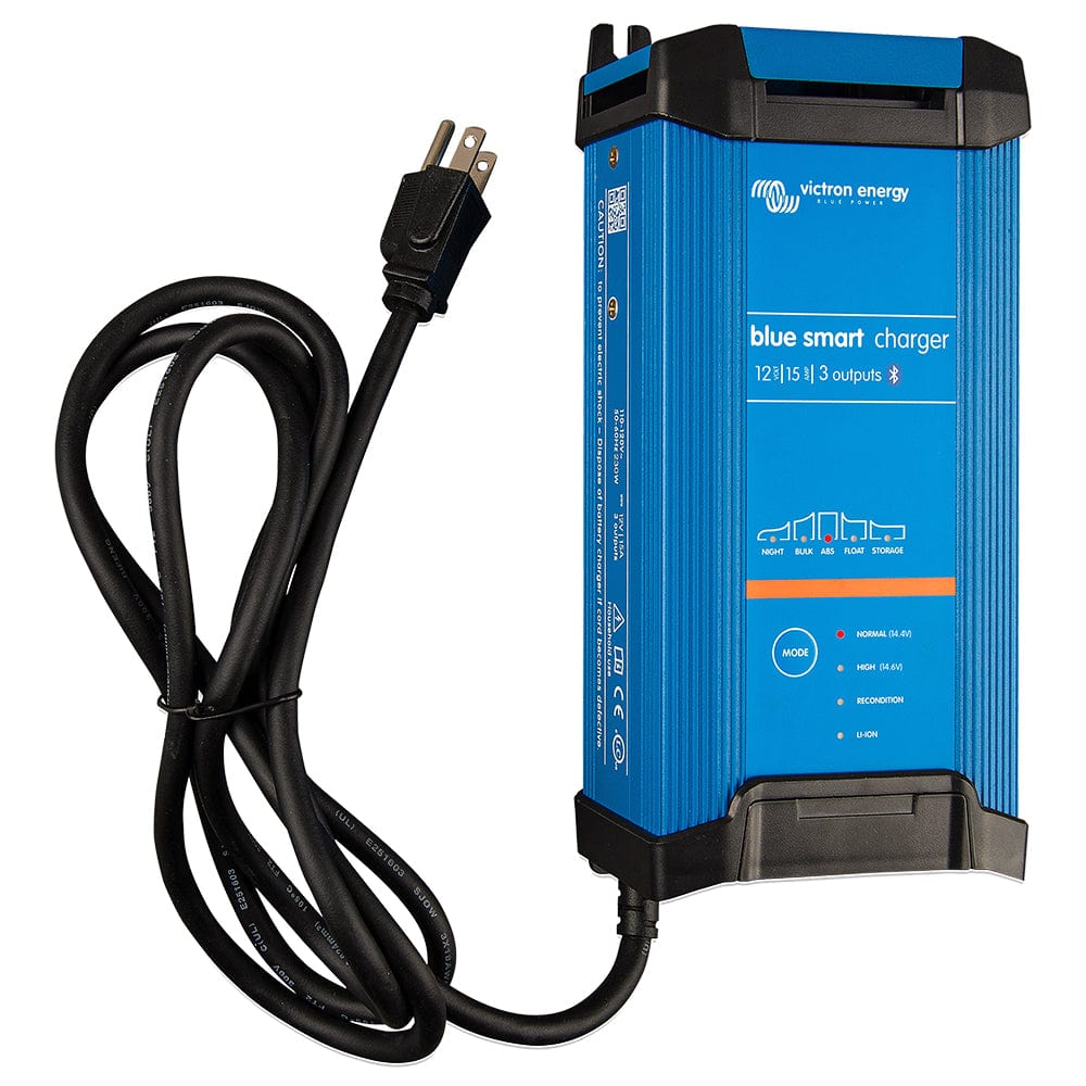 Victron Blue Smart IP22 12VDC 15A 3 Bank 120V Charger - Dry Mount [BPC121546102] - The Happy Skipper