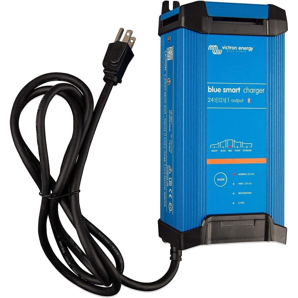 Victron Blue Smart IP22 24VDC 12A 1 Bank 120V Charger - Dry Mount [BPC241245102] - The Happy Skipper