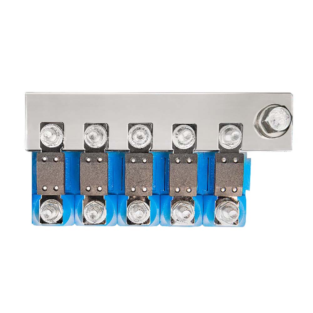 Victron Busbar to Connect 5 Mega Fuse Holders - Busbar Only Fuse Holders Sold Separately [CIP100400060] - The Happy Skipper