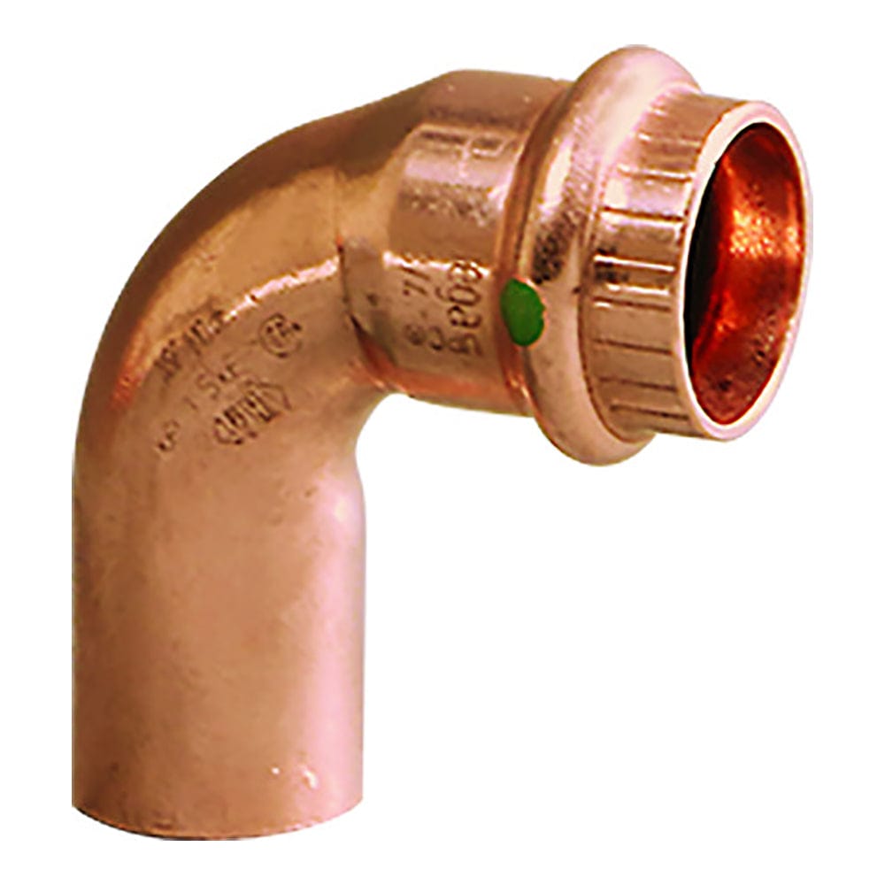Viega Propress 1/2" - 90 Copper Elbow - Street/Press Connection - Smart Connect Technology [77347] - The Happy Skipper