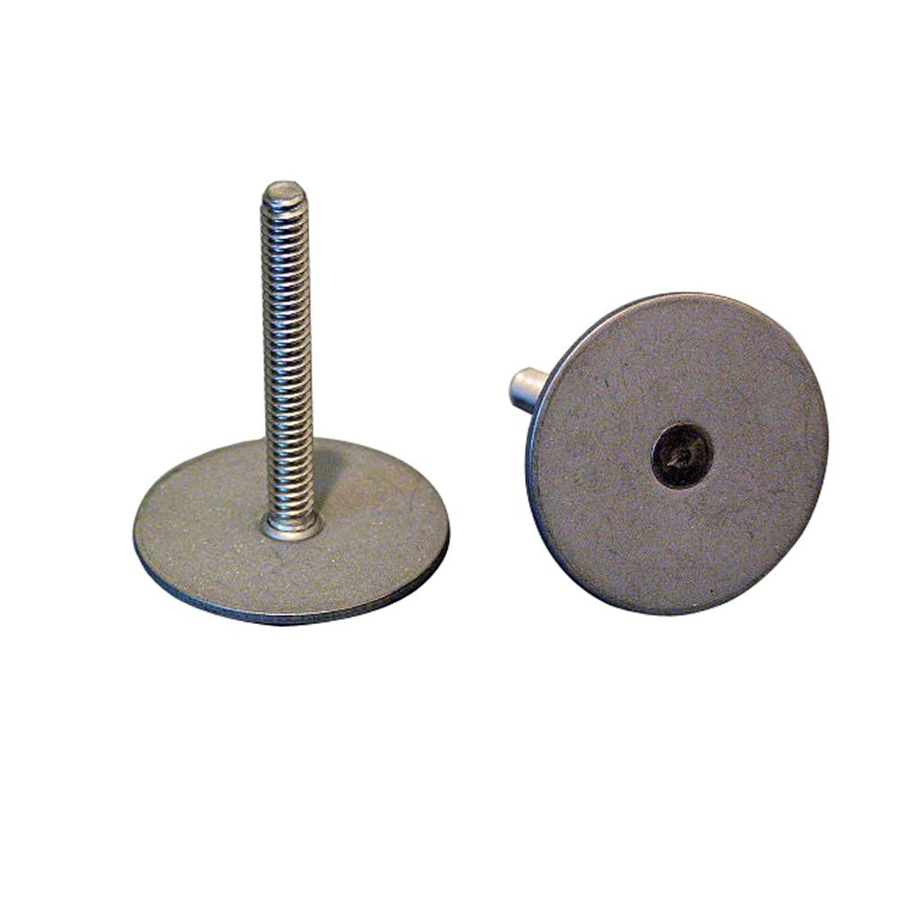Weld Mount 1.25" Tall Stainless Stud w/#10 x 24 Threads - Qty. 10 [102420] - The Happy Skipper