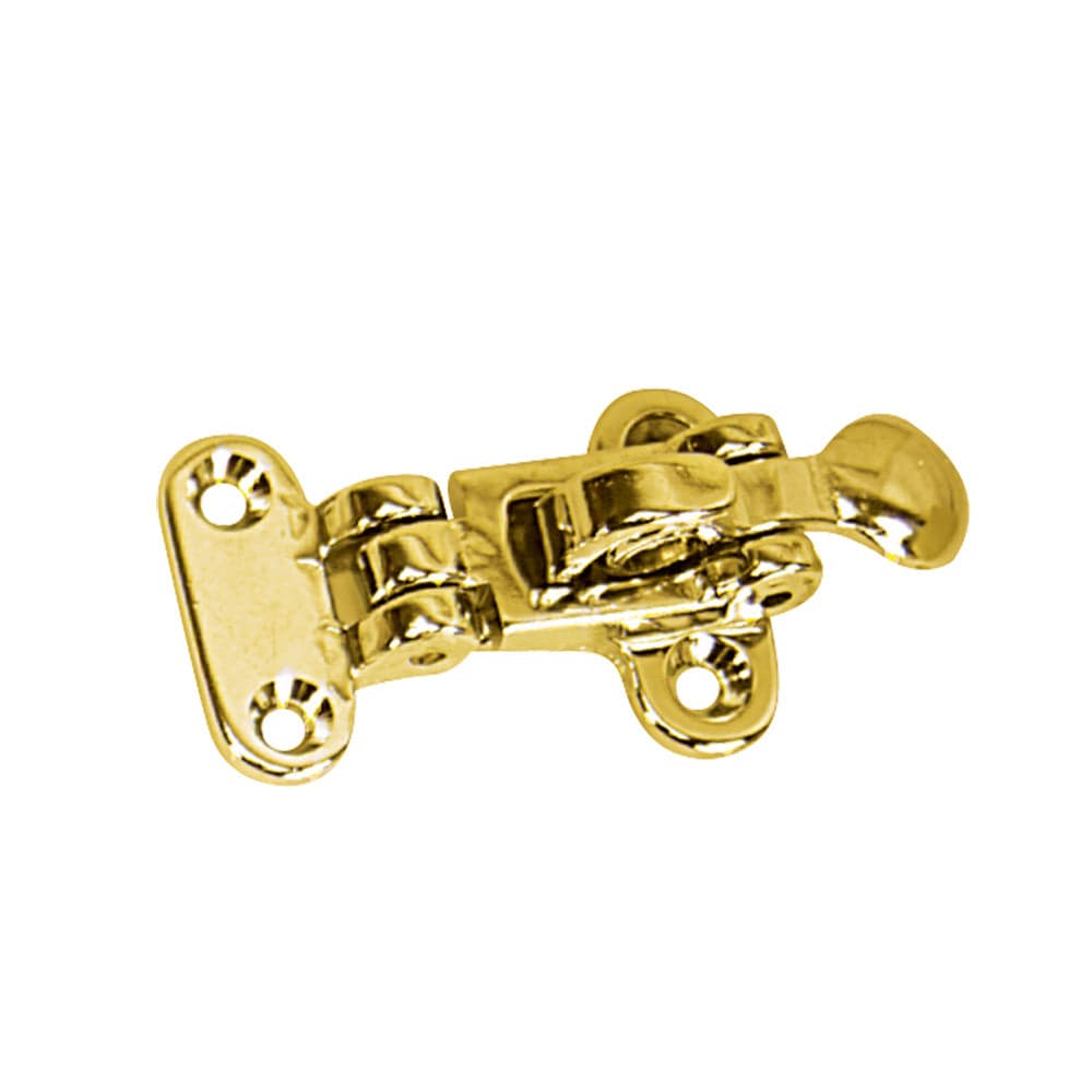 Whitecap Anti-Rattle Hold Down - Polished Brass [S-054BC] - The Happy Skipper