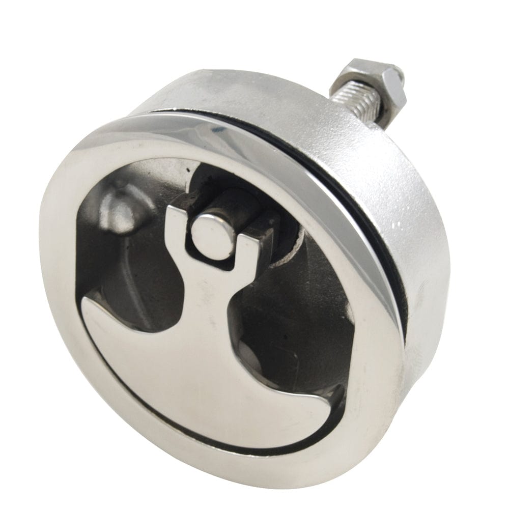 Whitecap Compression Handle Stainless Steel Non-Locking 3" OD - 1/4 Turn [S-8235C] - The Happy Skipper