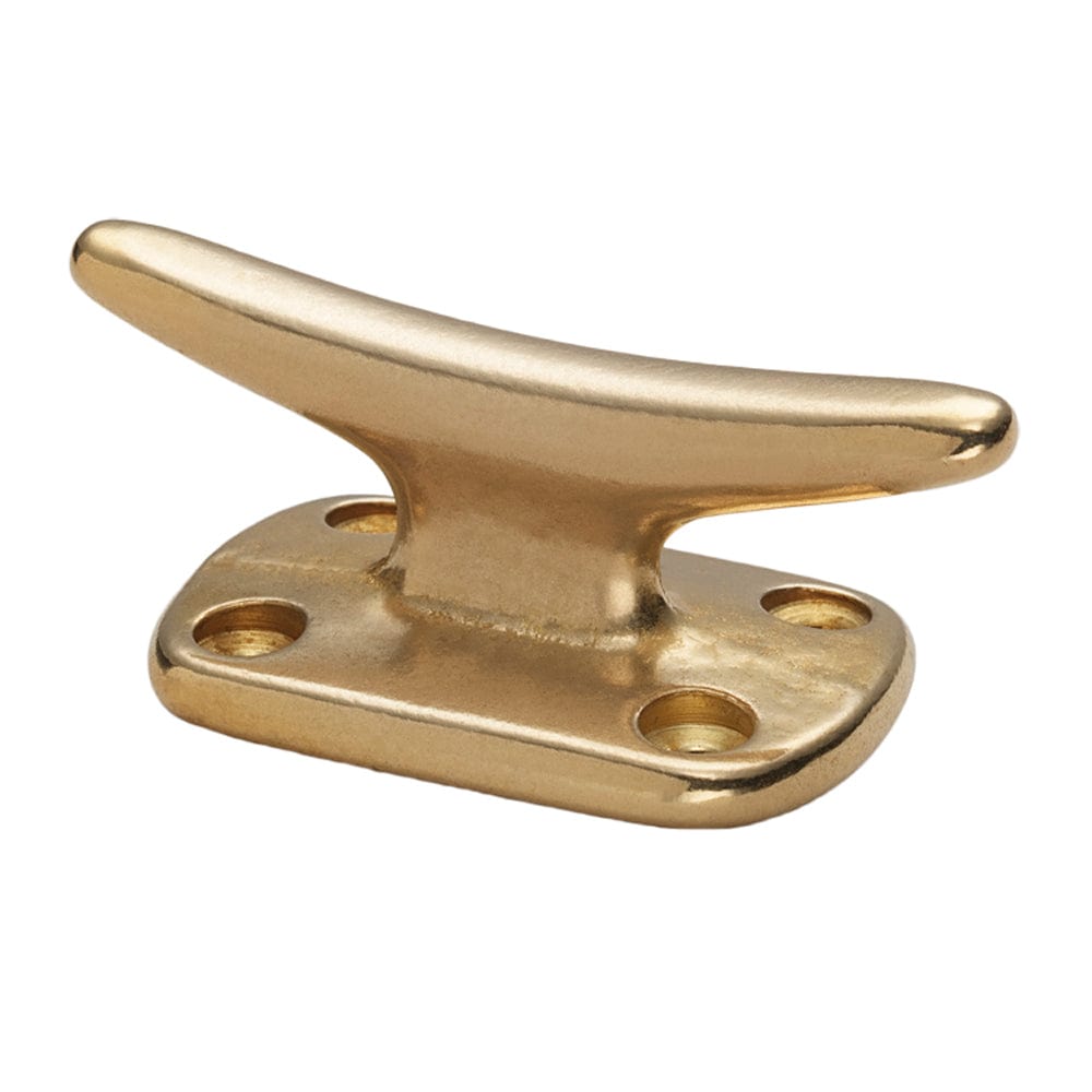 Whitecap Fender Cleat - Polished Brass - 2" [S-976BC] - The Happy Skipper