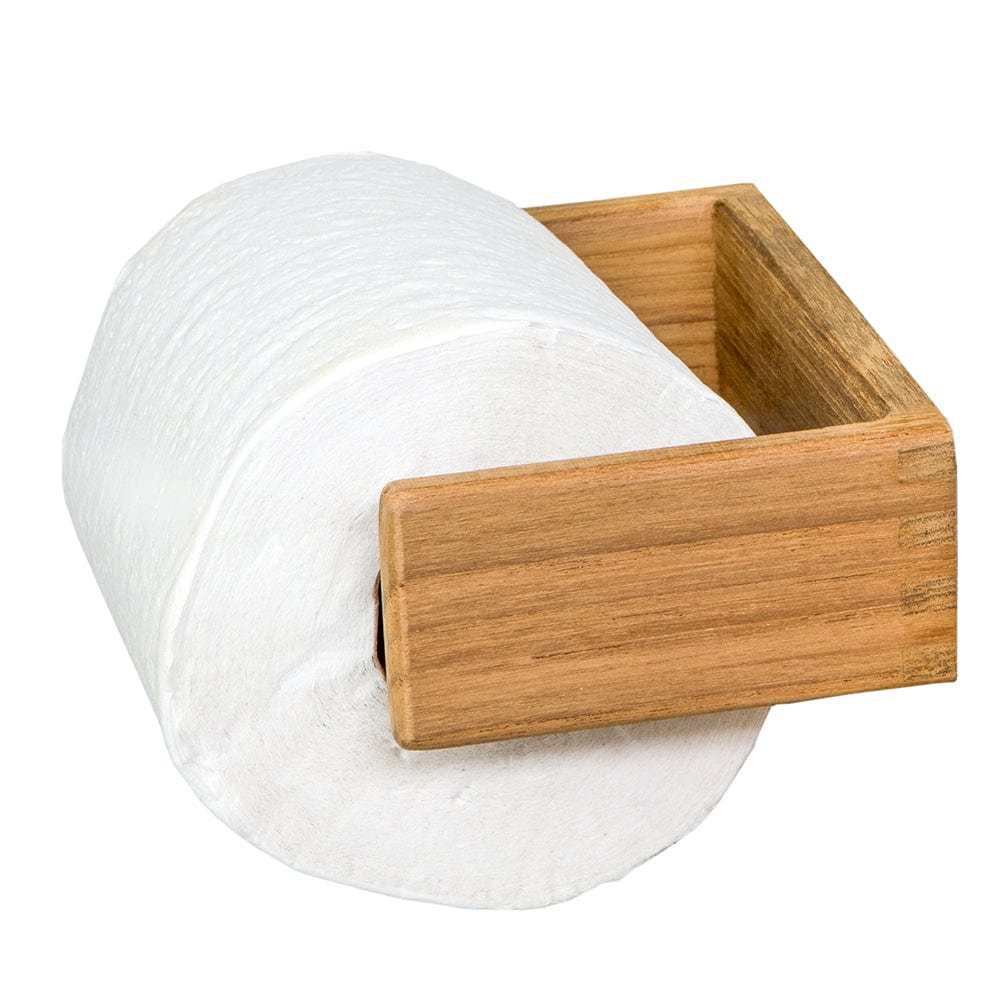 Whitecap Teak Toilet Tissue Rack [62322] - The Happy Skipper