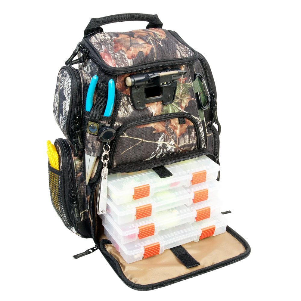 Wild River RECON Mossy Oak Compact Lighted Backpack w/4 PT3500 Trays [WCT503] - The Happy Skipper