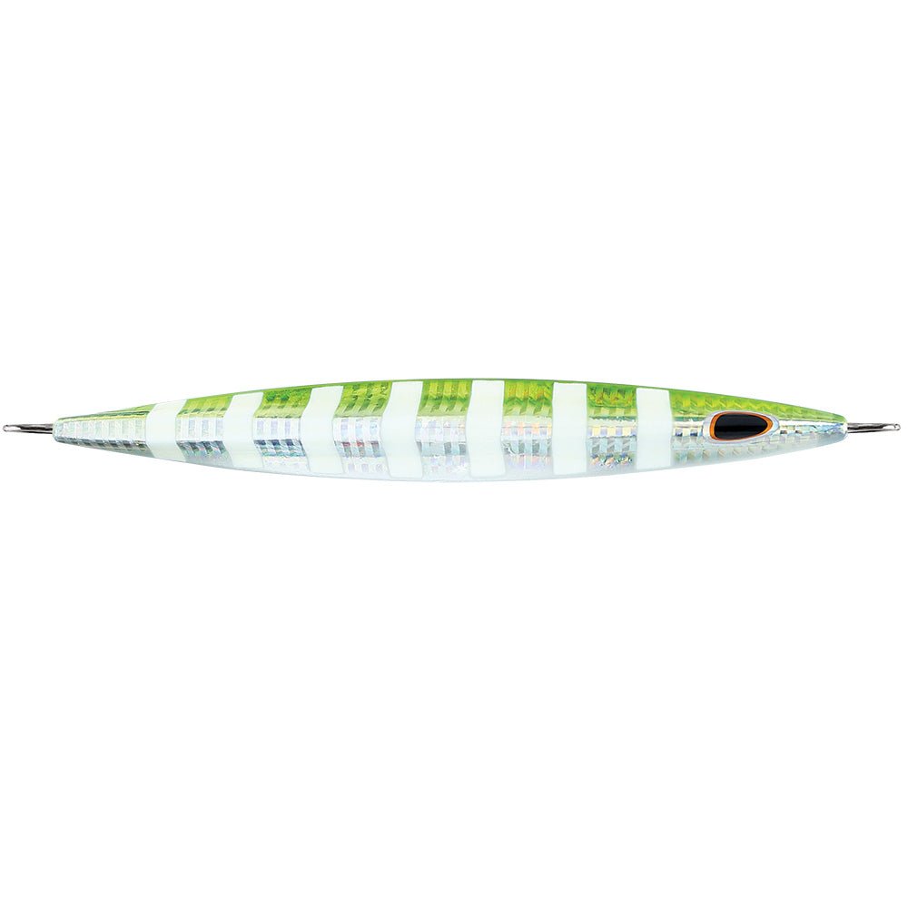 Williamson Kensaki 120 Jig - 5.25" - 4.25oz - UV Green Sardine Zebra [KSJ120UVGSZ] - The Happy Skipper