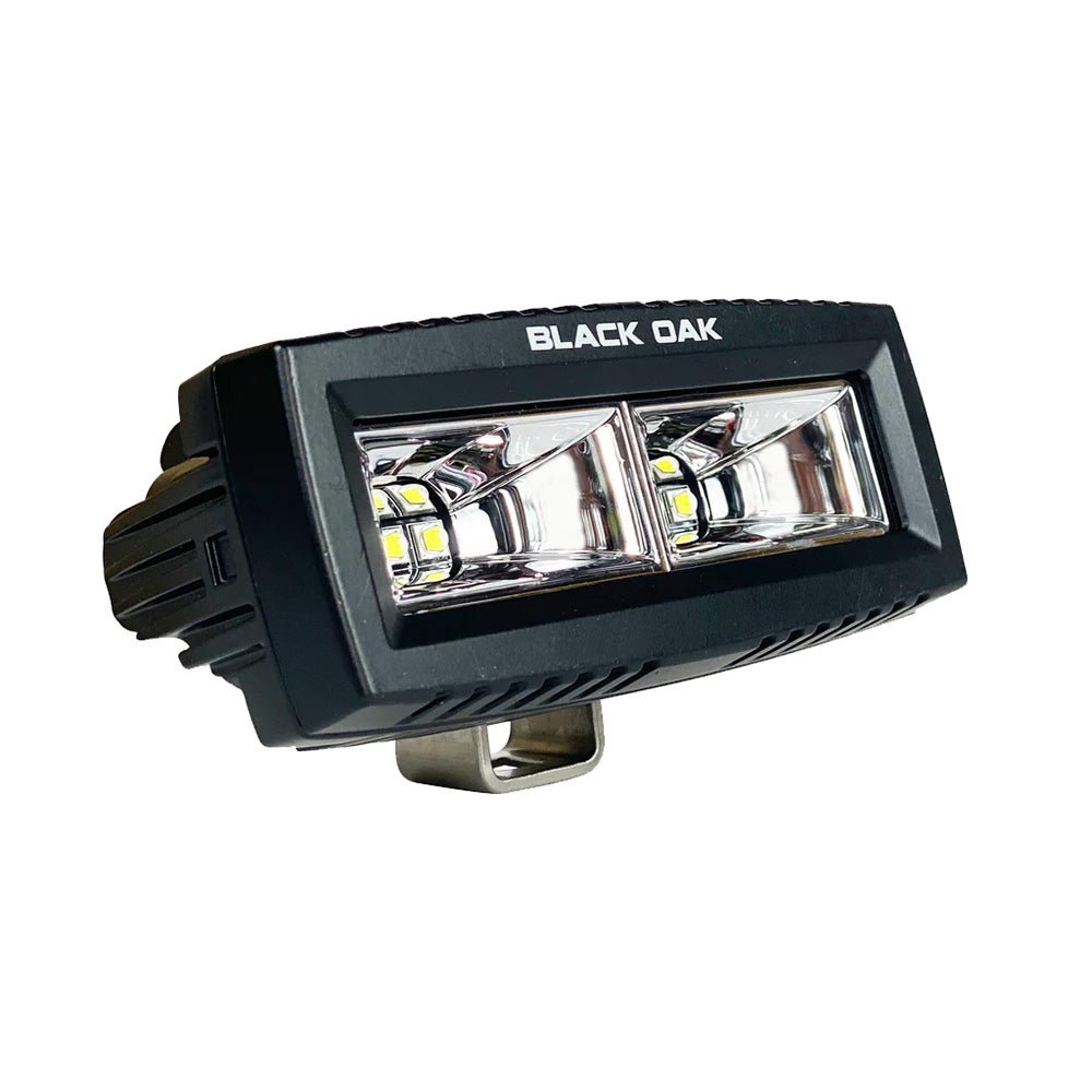 Black Oak 4" Marine Spreader Light Flood Scene LED Pro Series 3.0 - Black [4BMS - S] - The Happy Skipper