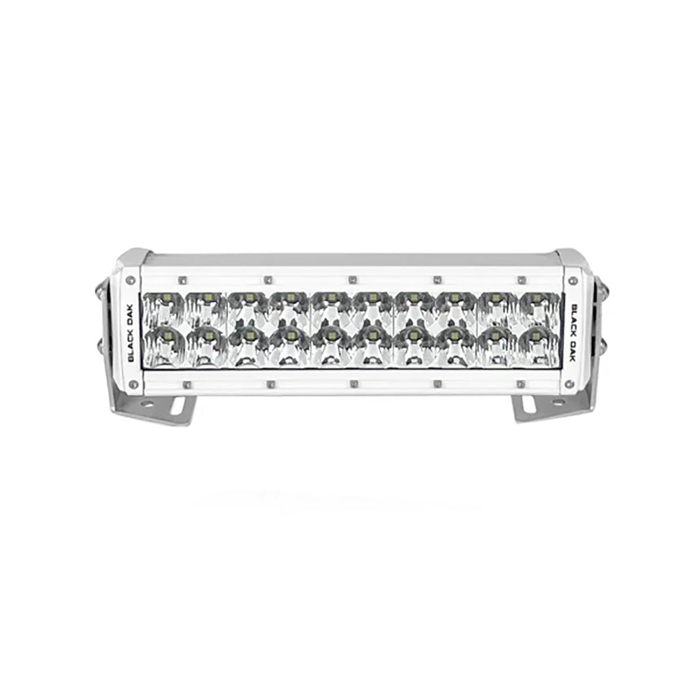 Black Oak Pro Series 3.0 Double Row Combo 10" Light Bar - White [10CM-D5OS] - The Happy Skipper