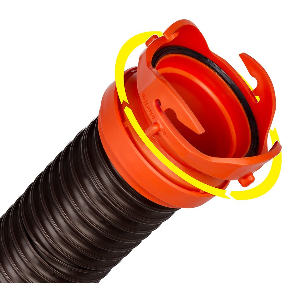 Camco RhinoFLEX 5 Sewer Hose Extension w/Swivel Bayonet Lug [39765] - The Happy Skipper