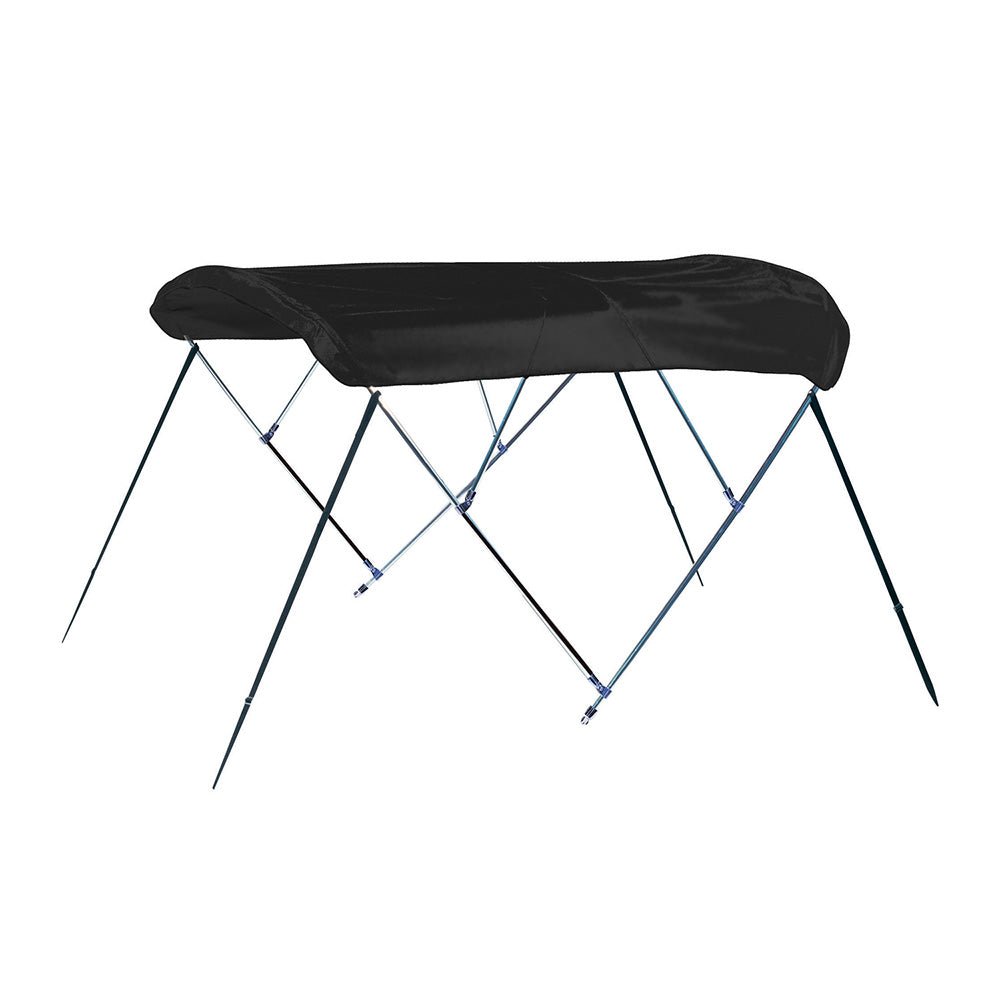 Carver 3 Bow 4675U Bimini Top with Boot - Black Acrylic [A4675UB - 02] - The Happy Skipper