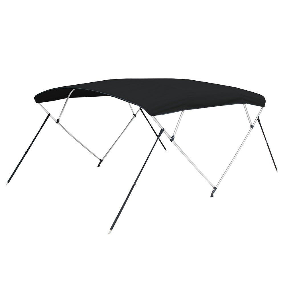 Carver 4 Bow 5481U Bimini Top with Boot - Black Acrylic [A5481UB - 02] - The Happy Skipper