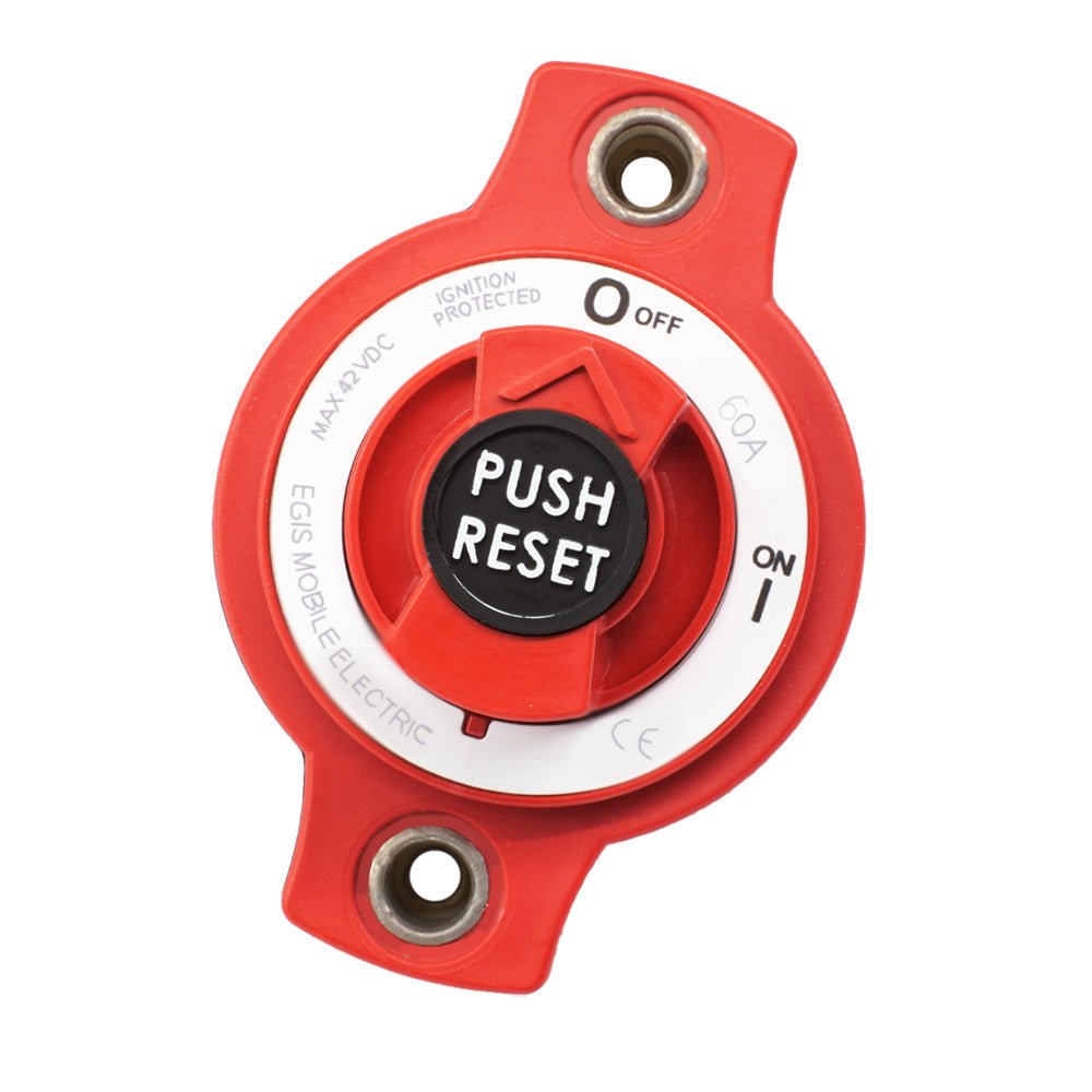 Egis 60A Panel Mount Mini Circuit Breaker [4701-60] - The Happy Skipper