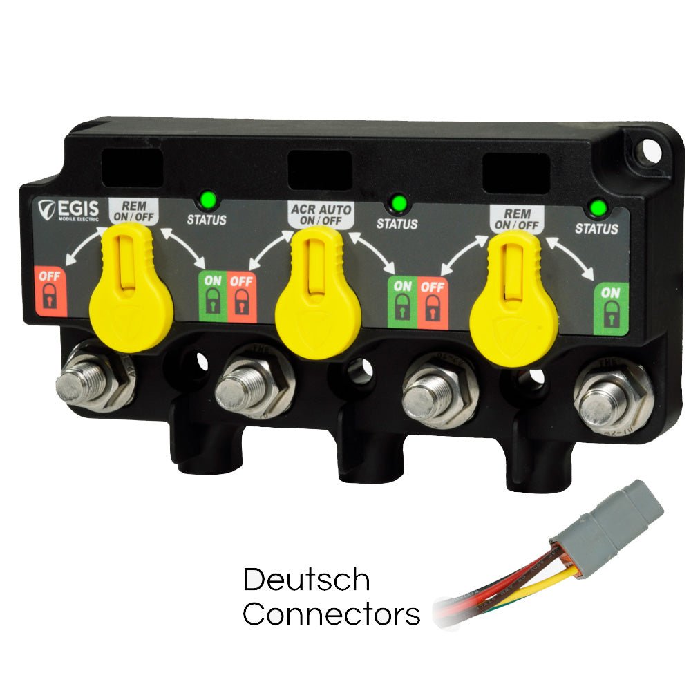 Egis XD Series Triple Flex 2 Relay-ACR-Relay w/Knobs 3X DTM Connector [8830-1535] - The Happy Skipper