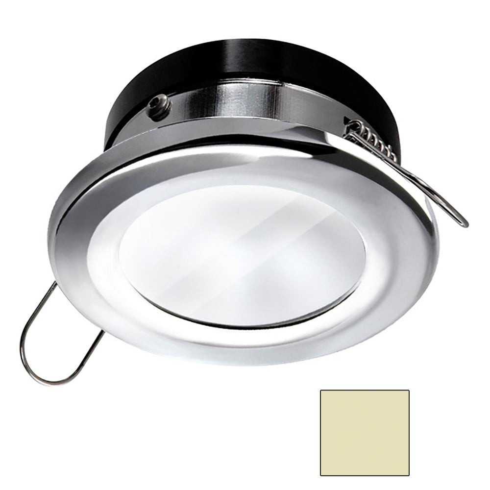 i2Systems Apeiron A1110Z 4.5W Spring Mount Light - Round - Warm White - Polished Chrome Finish [AP-4W-30K-PW11] - The Happy Skipper