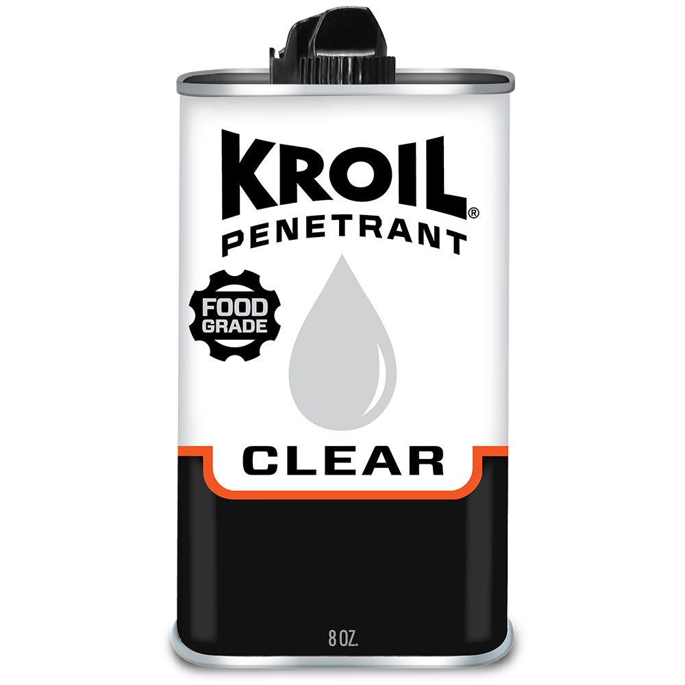 Kroil Clear Food Grade Penetrating Oil - Drip - 8oz Can [CKL081] - The Happy Skipper