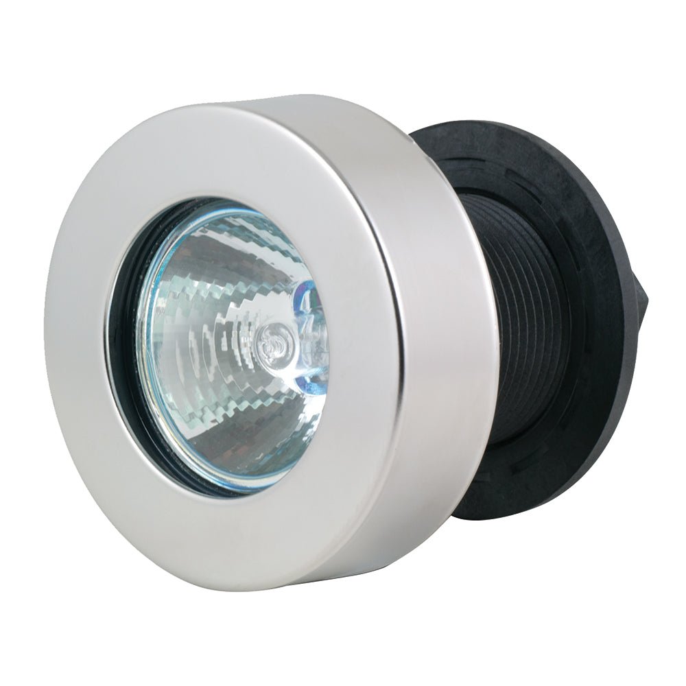 Marinco Flush Mount Docking Lights - Flat Lens w/Stainless Steel Frame [M051A-SS] - The Happy Skipper