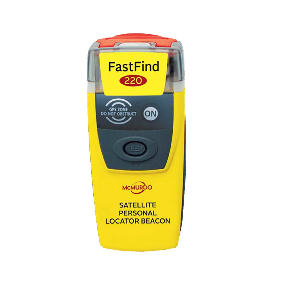 McMurdo FastFind 220 Personal Locator Beacon (PLB) - Limited Battery Life (4 Years) Expires 2028 [91-001-220A-C2028] - The Happy Skipper
