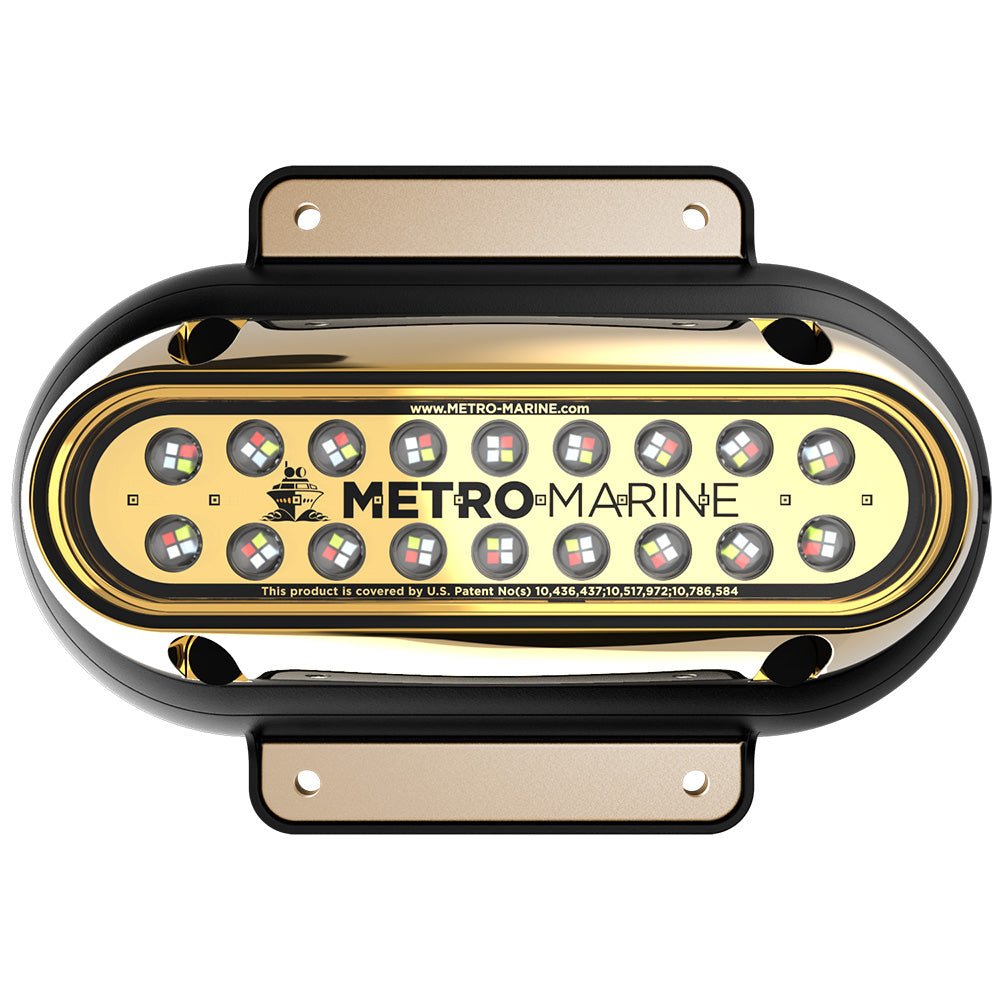 Metro Marine High-Output Elongated Surface Mount Light w/Intelligent Full Spectrum LEDs - RGBW, 90 Beam [F-SME1-H-FS-90] - The Happy Skipper