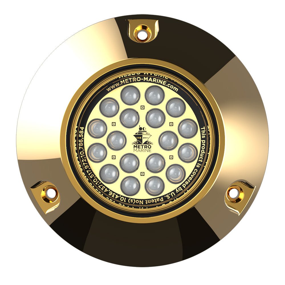 Metro Marine High-Output Submersible Underwater Light w/Intelligent Monochromatic LEDs - Blue, 45 Beam [F-BMR1-B3-45] - The Happy Skipper