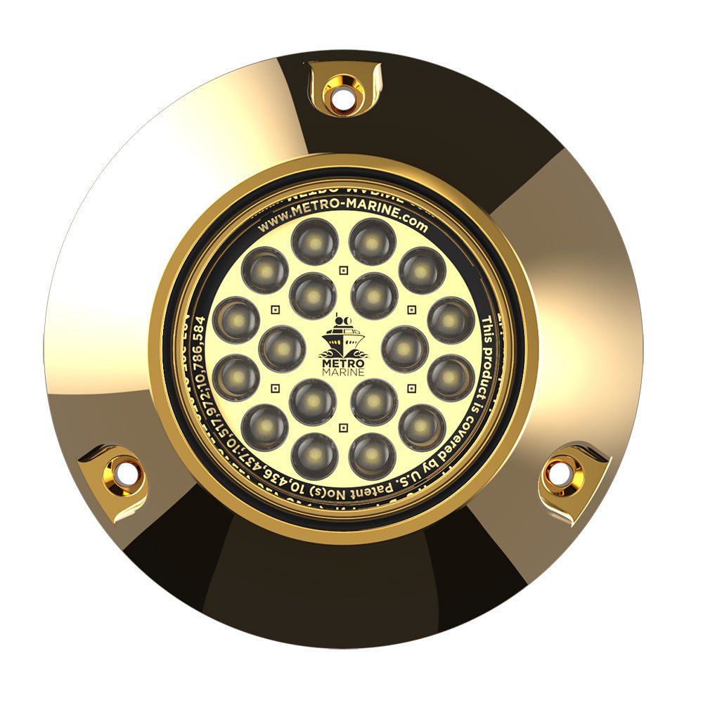 Metro Marine High-Output Submersible Underwater Light w/Intelligent Monochromatic LEDs - White, 90 Beam [F-BMR1-W3-90] - The Happy Skipper