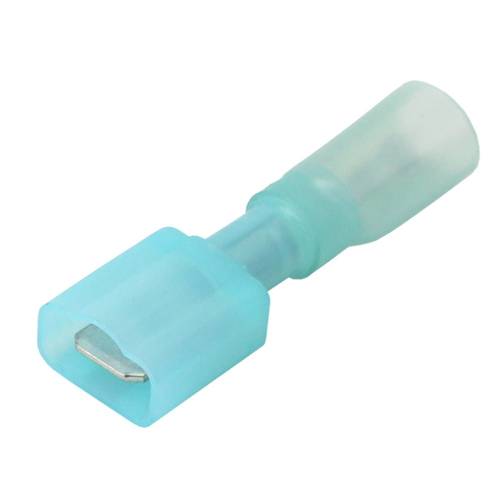 Pacer 16 - 14 AWG Fully - Insulated Male Disconnect Terminal - Blue - 100 Pack [TDE14 - 250FIM - 100] - The Happy Skipper