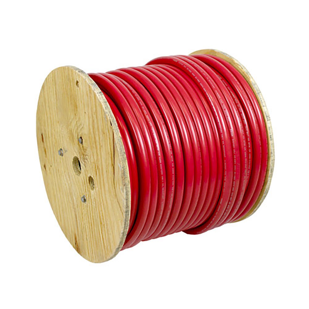 Pacer Red 1/0 AWG Battery Cable - 250' [WUL1/0RD - 250] - The Happy Skipper