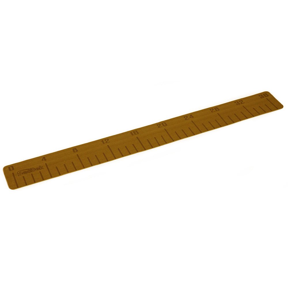 SeaDek 36" Fish Ruler - Mocha Brushed w/SeaDek Logo [22135-80090] - The Happy Skipper