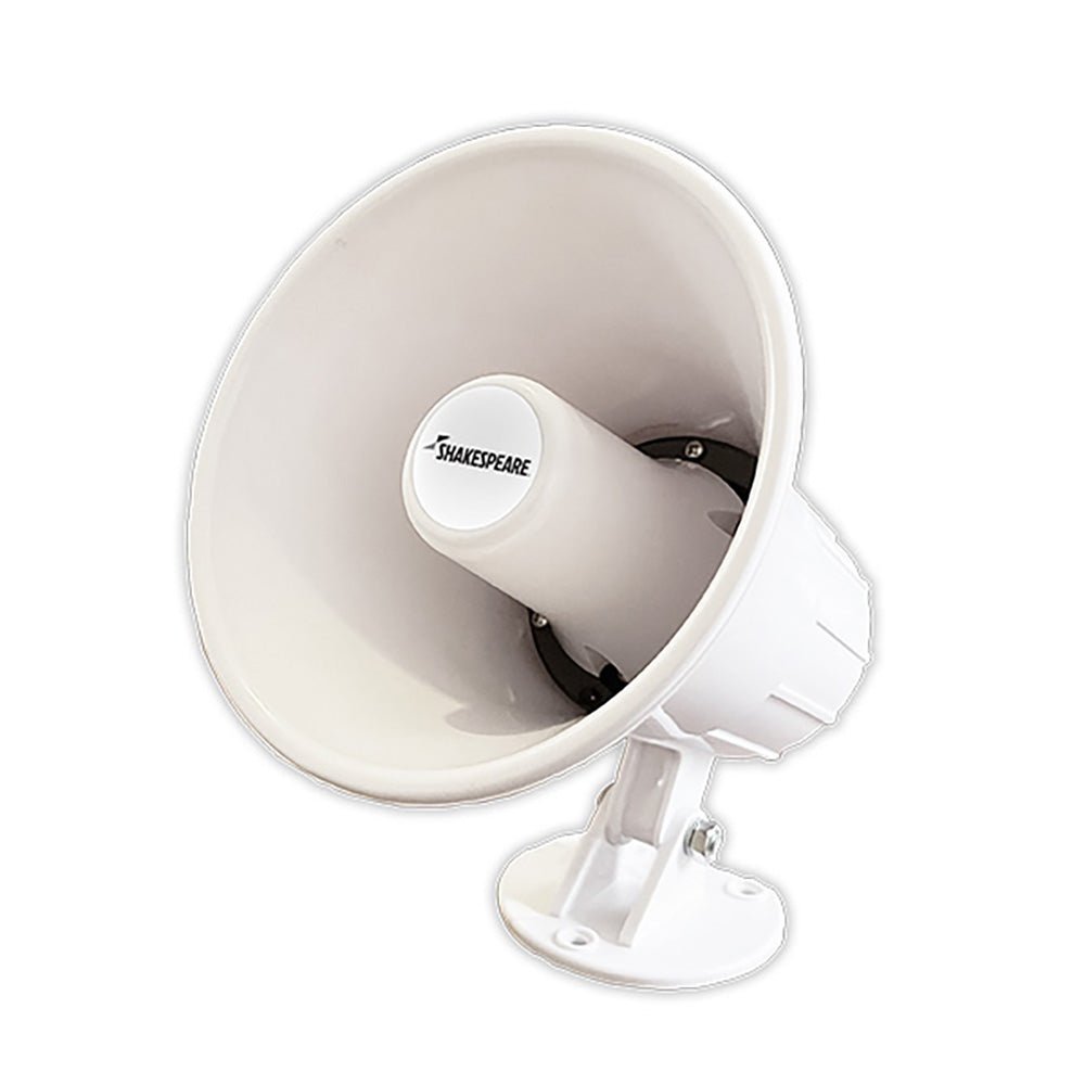 Shakespeare 15W 4-Ohm 5" Loud Hailer Speaker w/Bracket Talkback - White [HS-5A] - The Happy Skipper