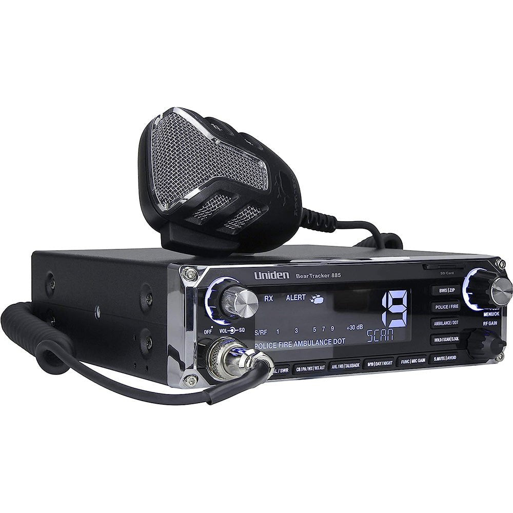 Uniden BearTracker 885 Hybrid CB Radio [BEARTRACKER 885] - The Happy Skipper