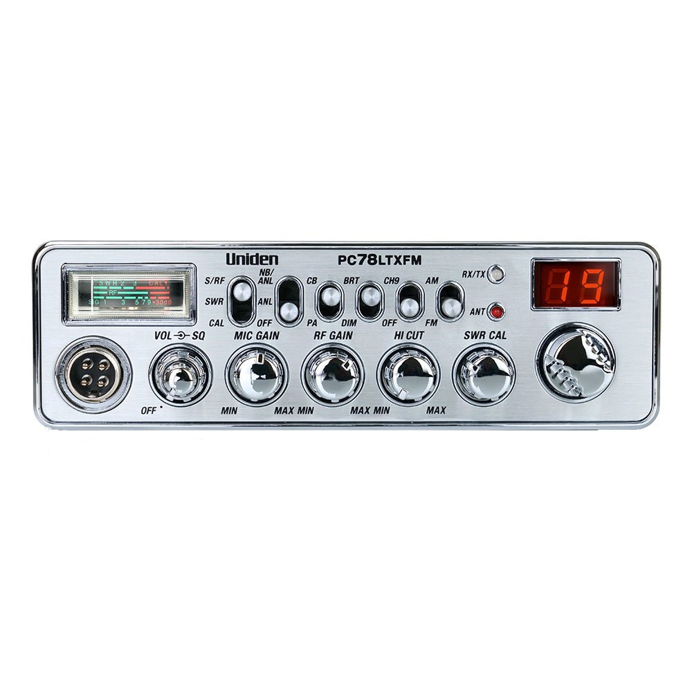 Uniden PC78LTXFM CB Radio w/AM/FM [PC78LTXFM] - The Happy Skipper