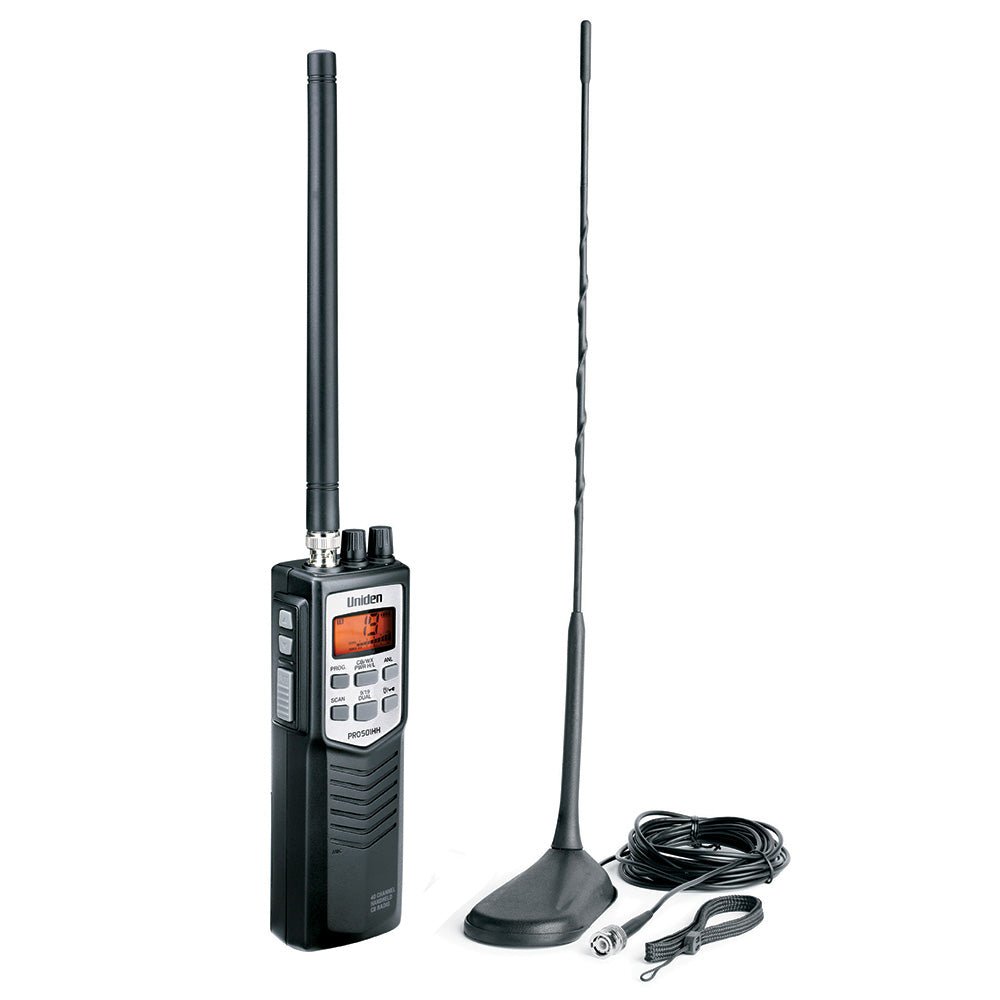 Uniden PRO501TK Handheld CB Radio w/High Gain Magnetic Mount Antenna [PRO501TK] - The Happy Skipper