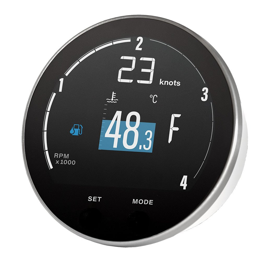 Veratron 85mm (3 - 3/8") VMH - 35D Diesel Multifunction Gauge - NMEA2000 Certified (12 - 24V) [B00171201] - The Happy Skipper
