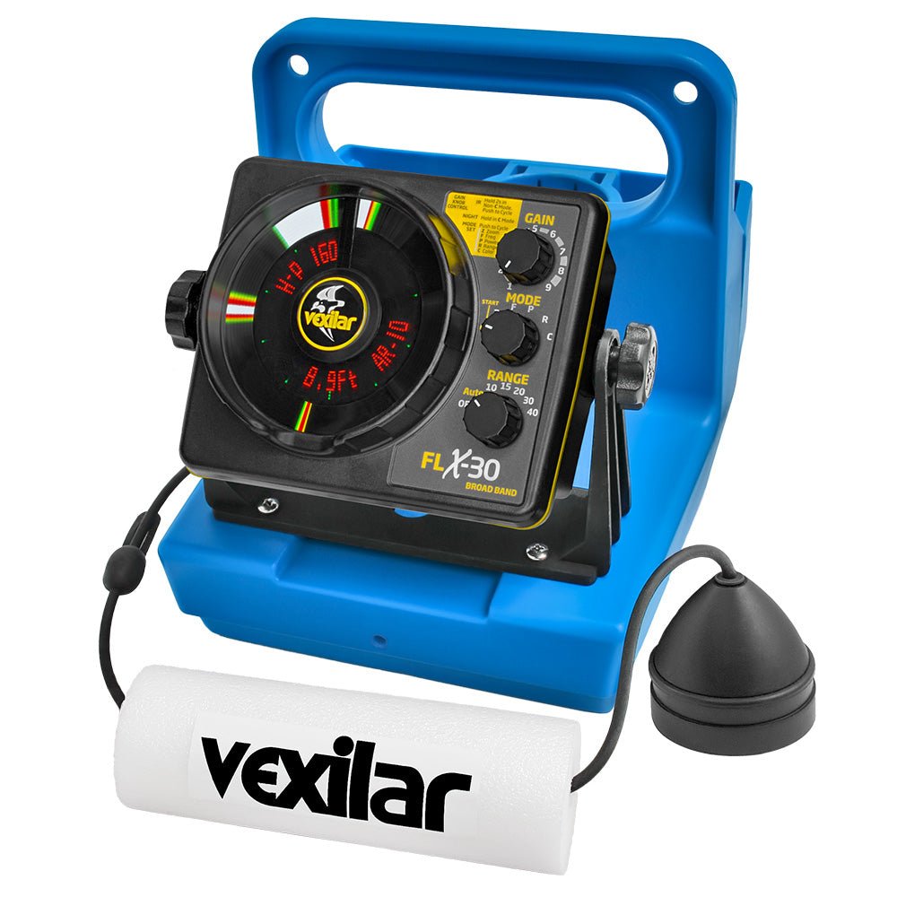 Vexilar FLX-30 Genz Pack w/Broad Band Ice Ducer Vexilar Lithium Battery [GPLI30BB] - The Happy Skipper