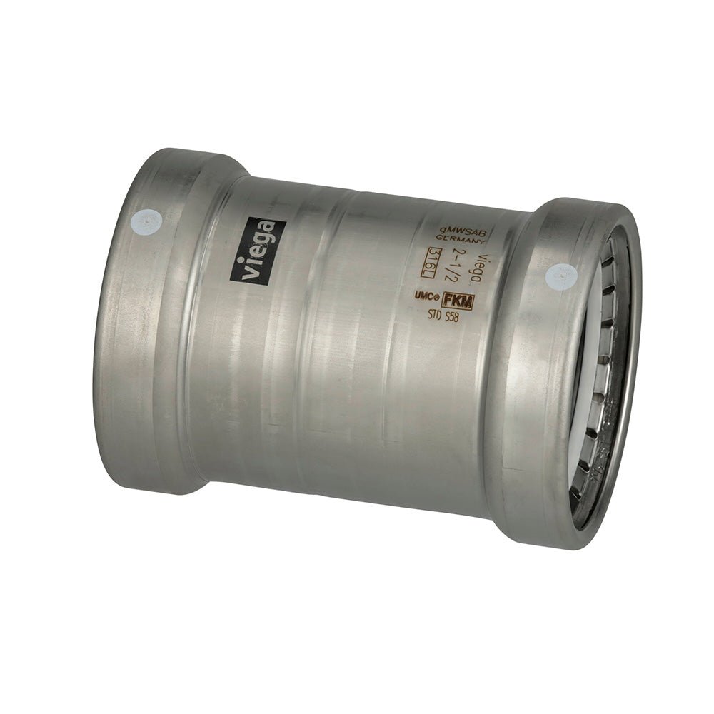 Viega MegaPress 316 FKM 4" Slip Coupling w/o Stop [98370] - The Happy Skipper