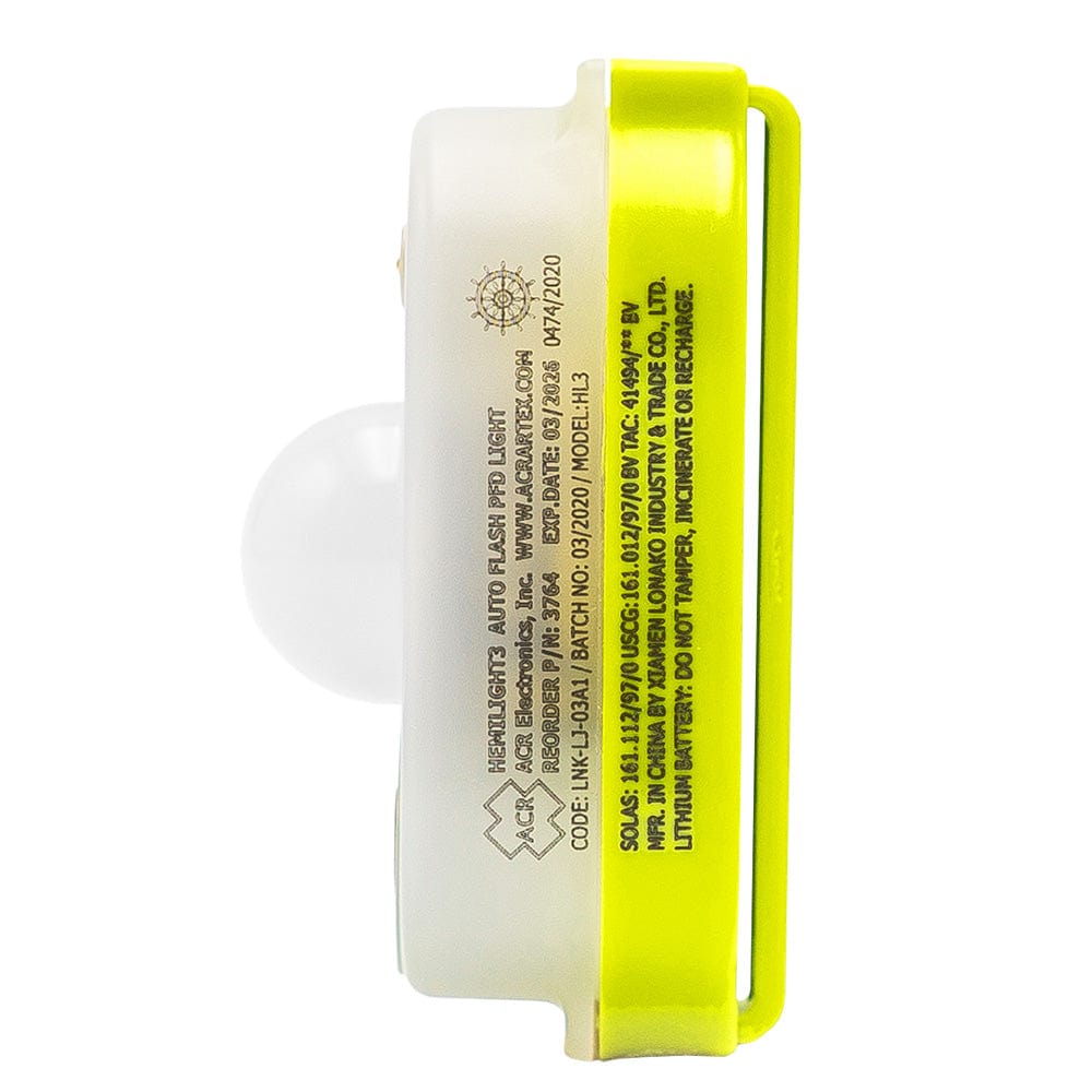 ACR HemiLight 3 - Automatic Survivor Locator Light [3764.1] - The Happy Skipper