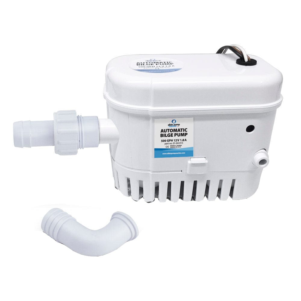 Albin Group Automatic Bilge Pump 500 GPH - 12V [01-04-015] - The Happy Skipper