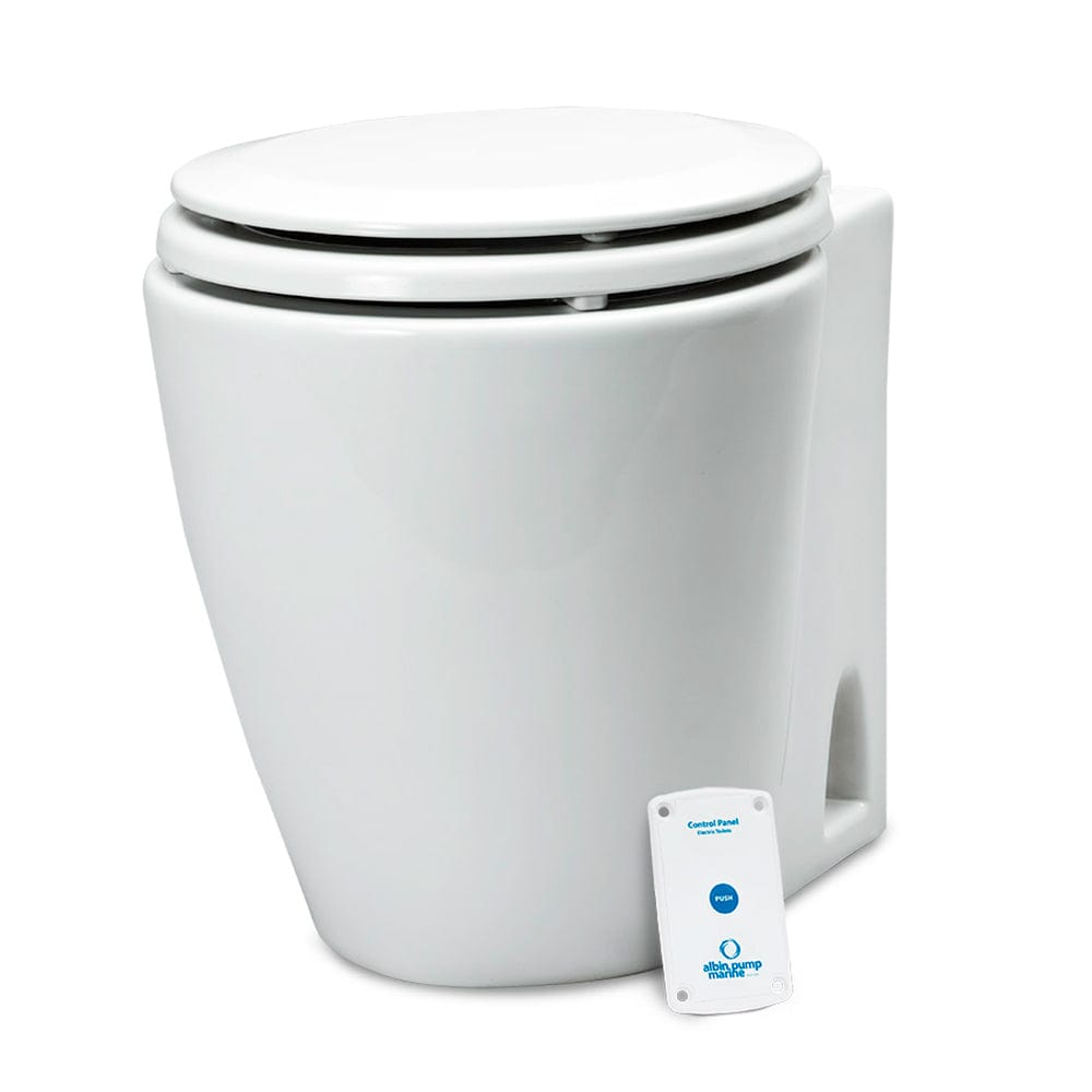 Albin Group Marine Design Marine Toilet Standard Electric - 12V [07-02-043] - The Happy Skipper