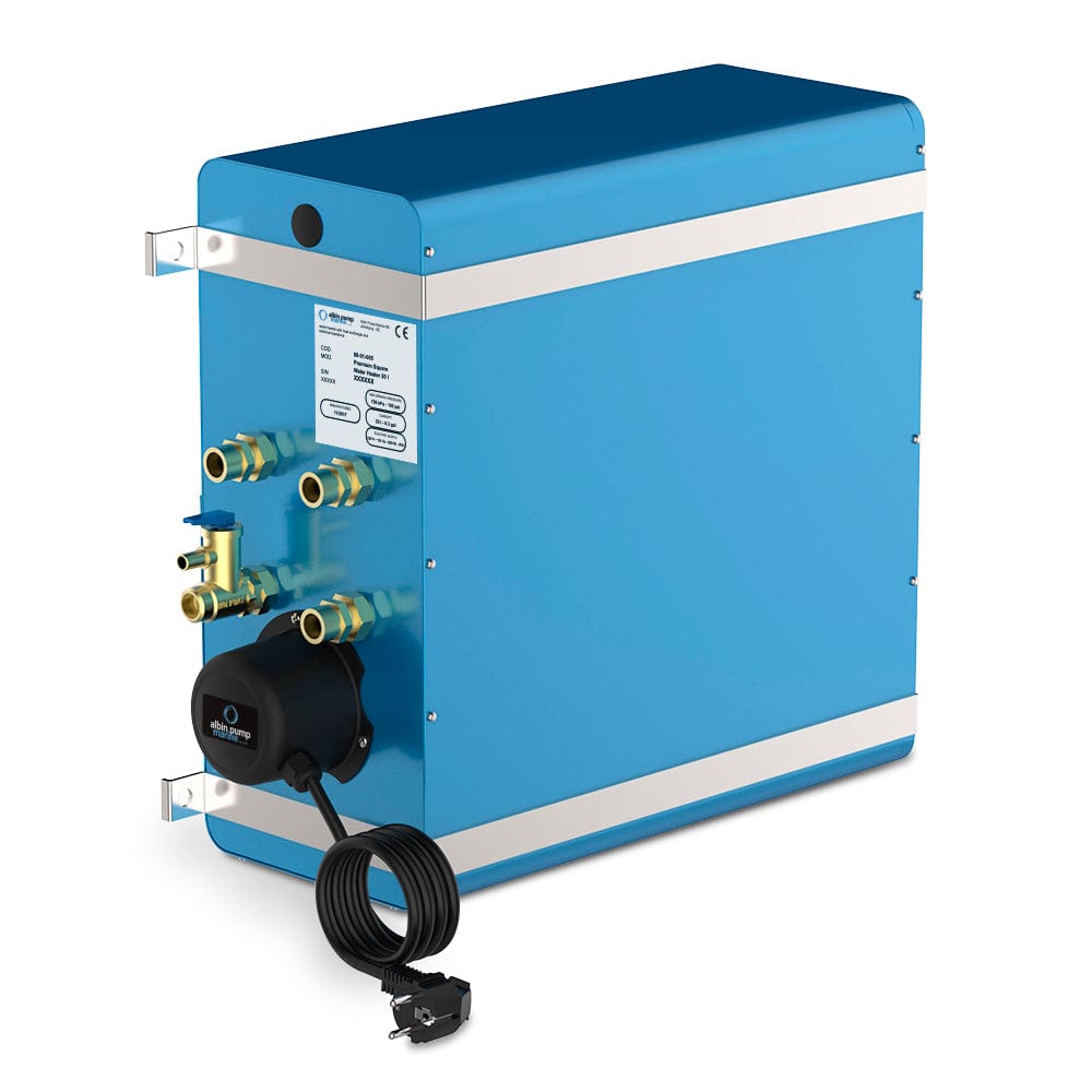Albin Group Marine Premium Square Water Heater 5.6 Gallon - 120V [08-01-028] - The Happy Skipper