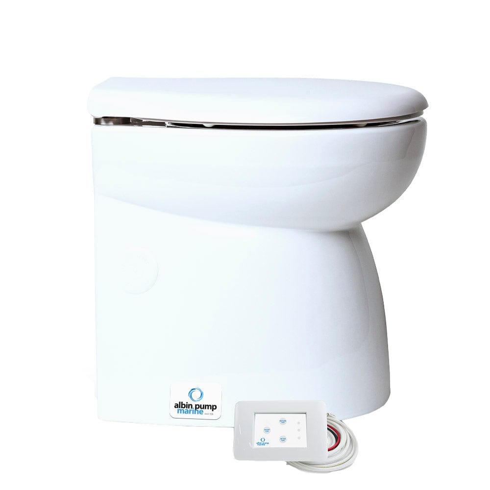 Albin Group Marine Toilet Silent Premium - 12V [07-04-014] - The Happy Skipper