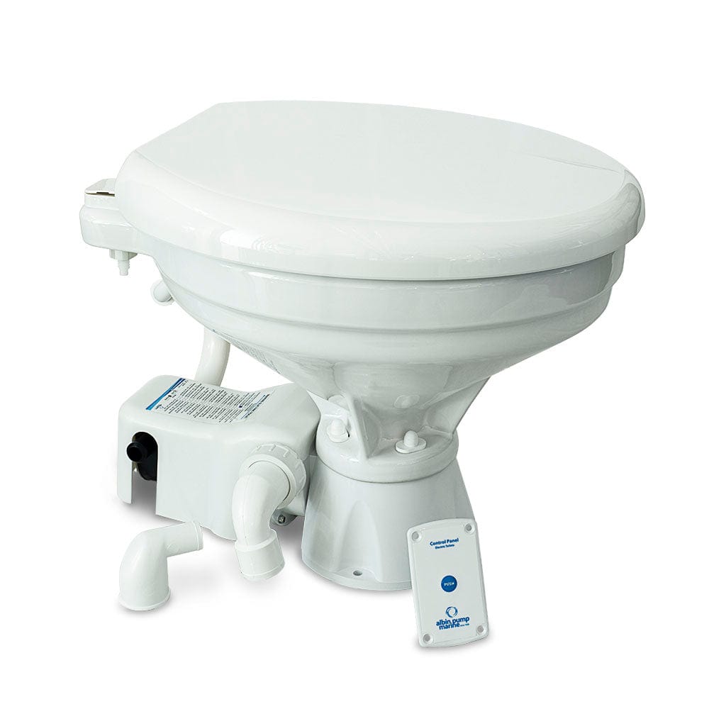 Albin Group Marine Toilet Standard Electric EVO Comfort - 12V [07-02-006] - The Happy Skipper