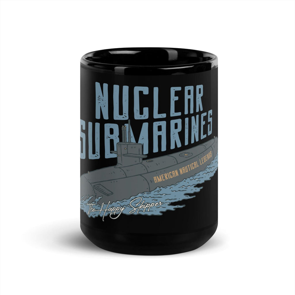 American Nautical Legends - Nuclear Submarines - Black Glossy Mug - The Happy Skipper