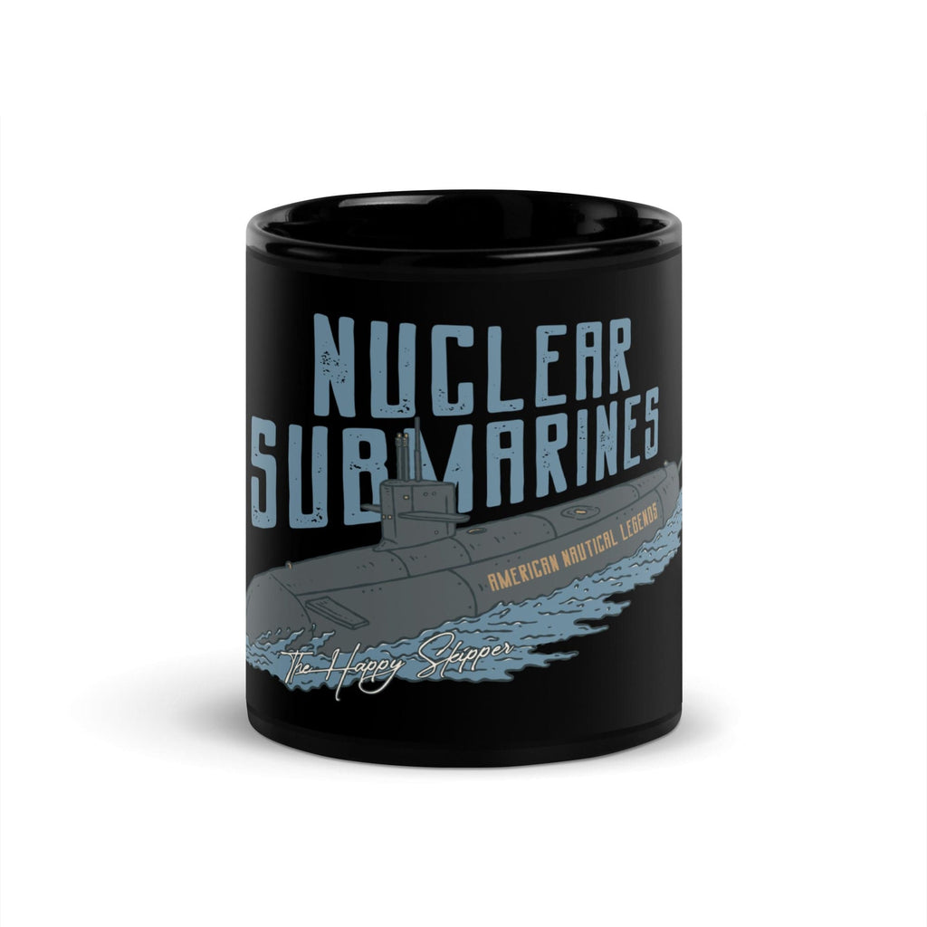American Nautical Legends - Nuclear Submarines - Black Glossy Mug - The Happy Skipper