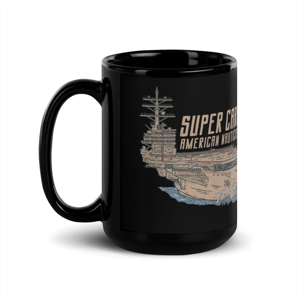 American Nautical Legends - Super Carriers Black Coffee Cup - The Happy Skipper