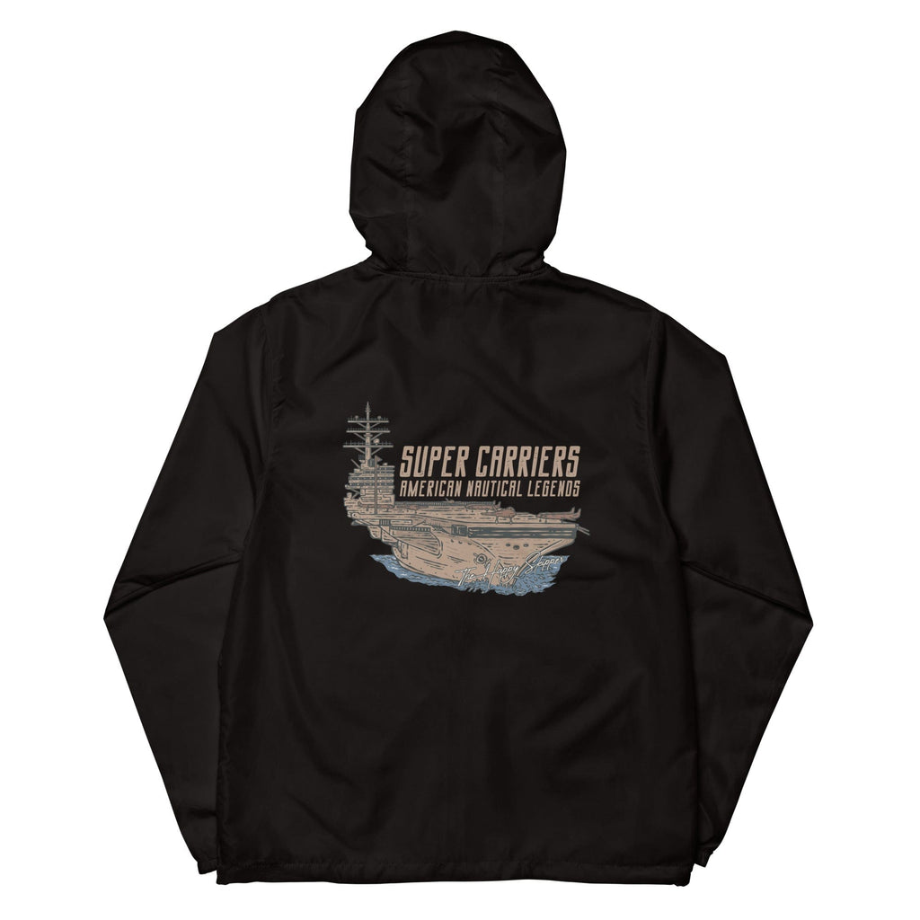 American Nautical Legends - Super Carriers Unisex Lightweight zip up Windbreaker - The Happy Skipper