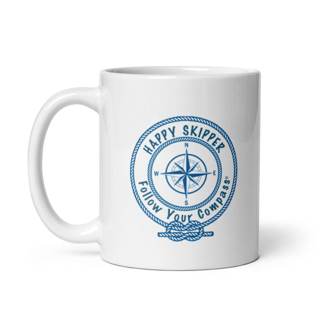 American Nautical Legends - Super Carriers White Coffee Cup - The Happy Skipper
