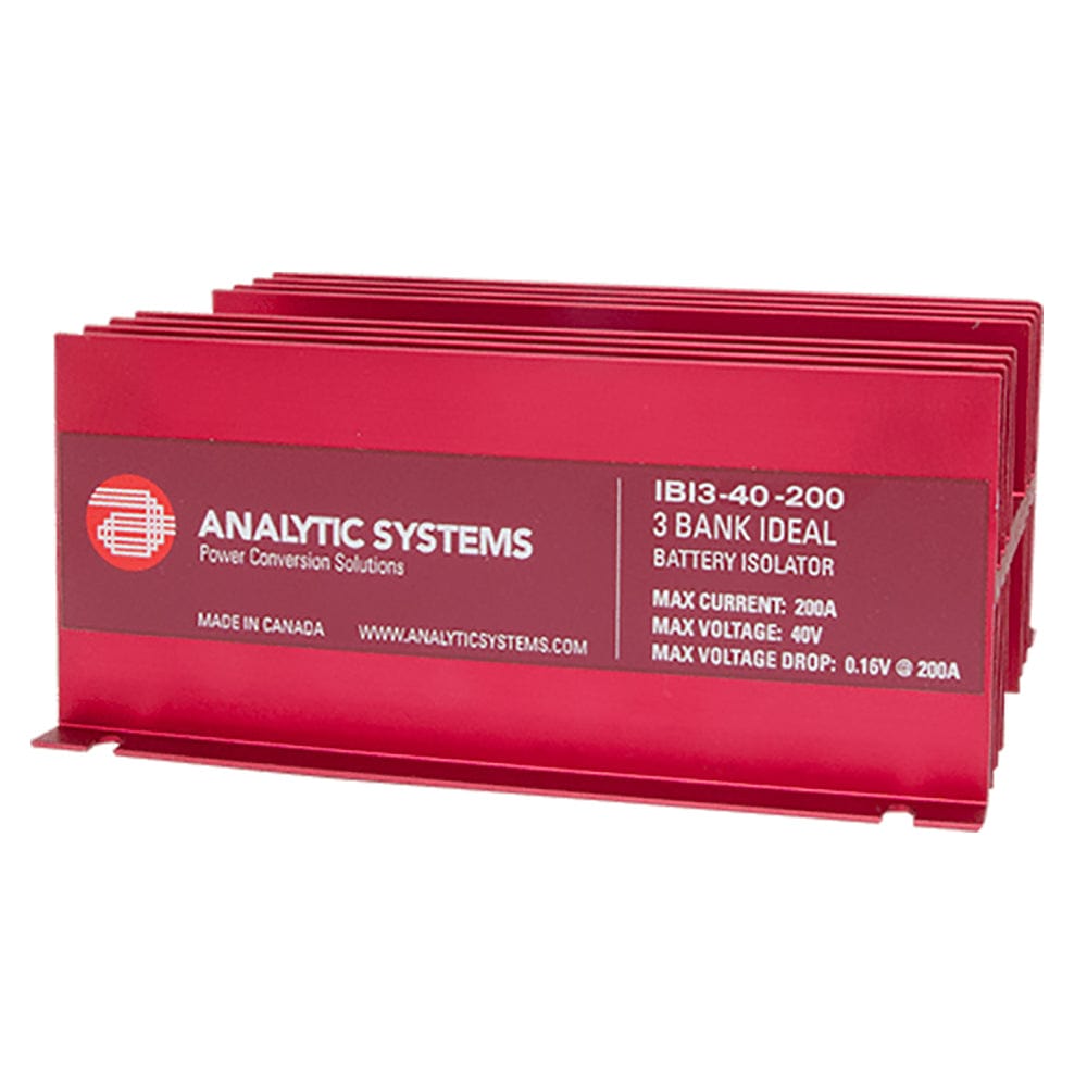 Analytic Systems 200A, 40V 3-Bank Ideal Battery Isolator [IBI3-40-200] - The Happy Skipper