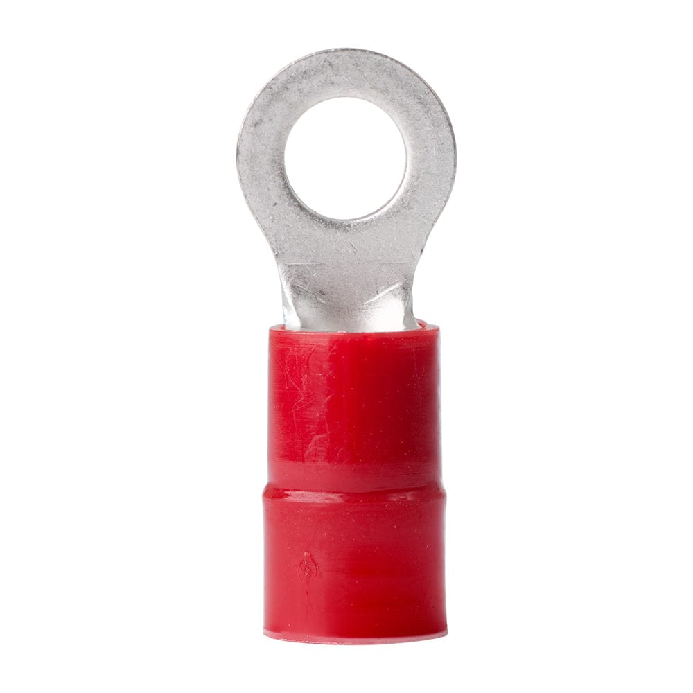 Ancor 8 AWG - 1/4" Nylon Ring Terminal - 100-Pack [222234] - The Happy Skipper